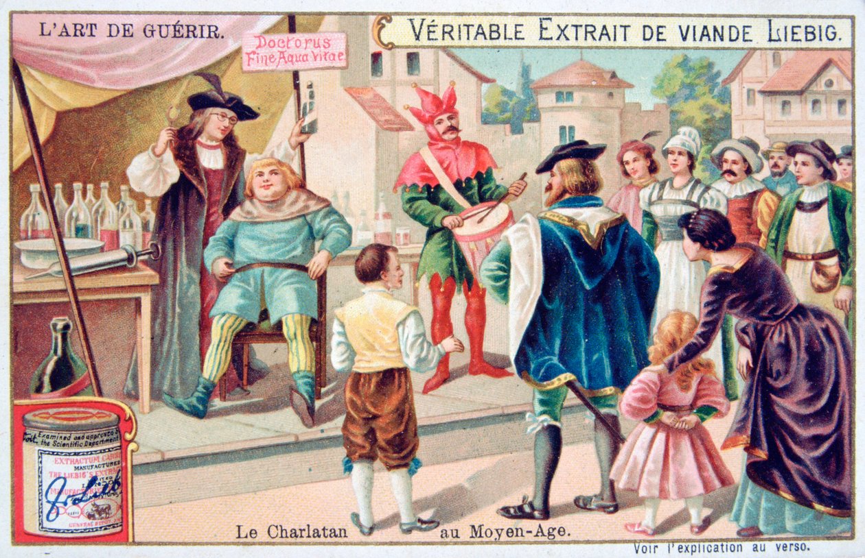Middelalderens sjarlatan, ca 1900 av Unbekannt