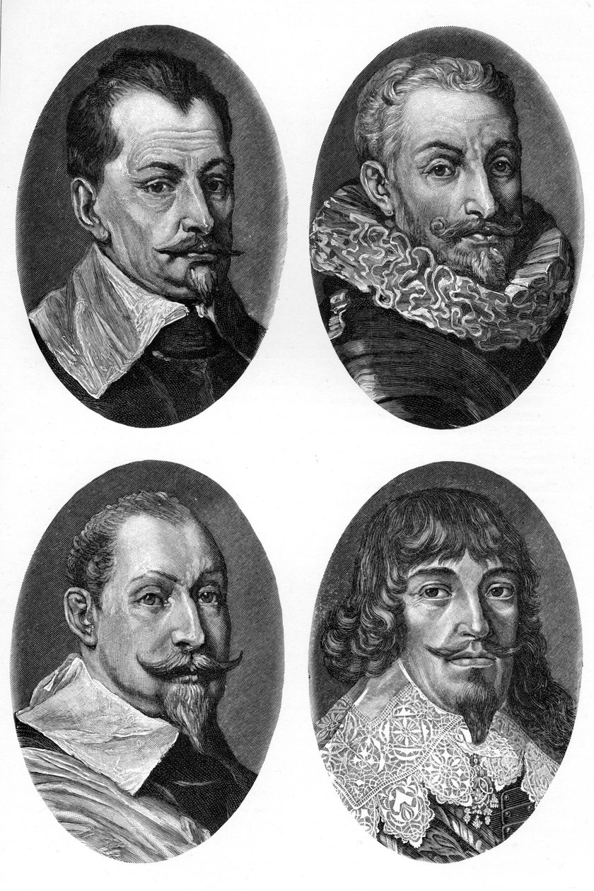 De øverste militærsjefene for trettiårskrigen, 1618-1648 1903 av Unbekannt