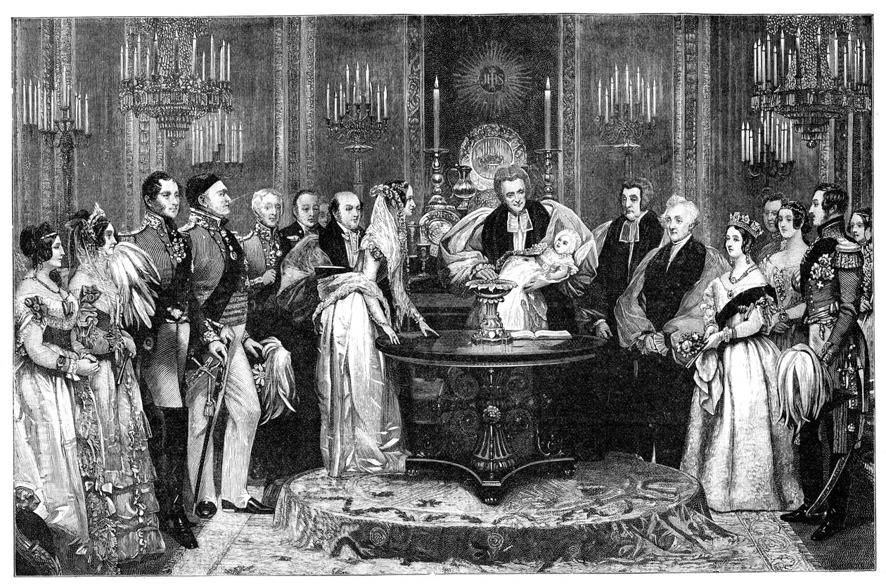 Dåpen til Princess Royal, 1841, 1900 av Unbekannt
