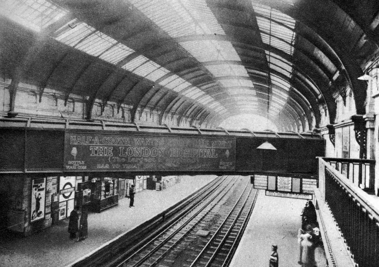 Forløpet til Westbourne Aqueduct over Sloane Square Station, London, 1926-1927 av Unbekannt