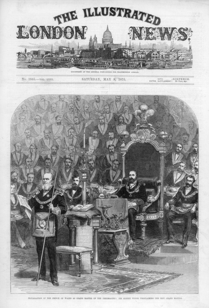 Forsiden av The Illustrated London News, 8. mai 1875 av Unbekannt