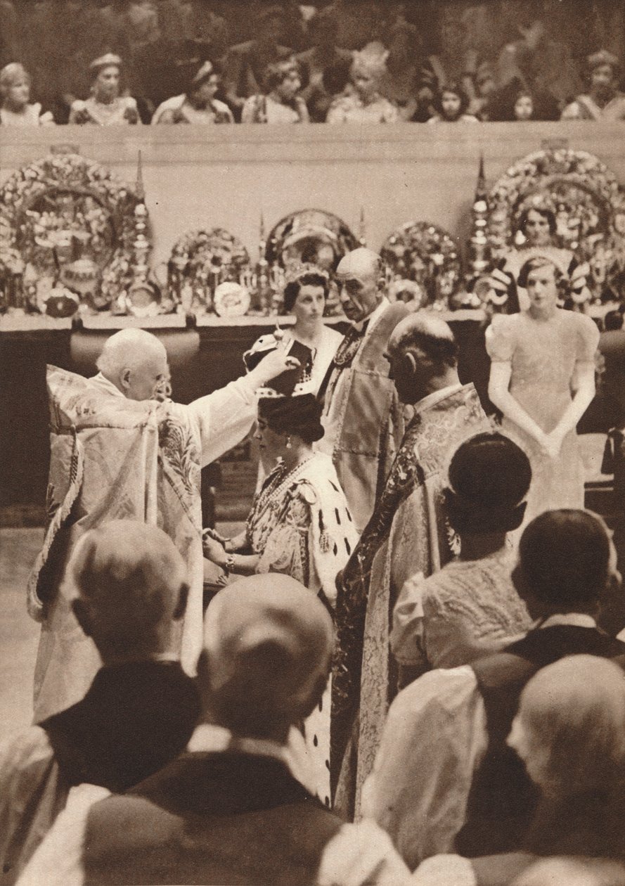 Kroningen av dronning Elizabeth, kone til kong George VI, 1937 av Unbekannt