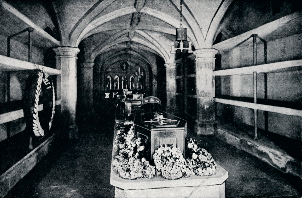 Krypten under koret til St Georges Chapel, Windsor Castle, 1910 1911 av Unbekannt