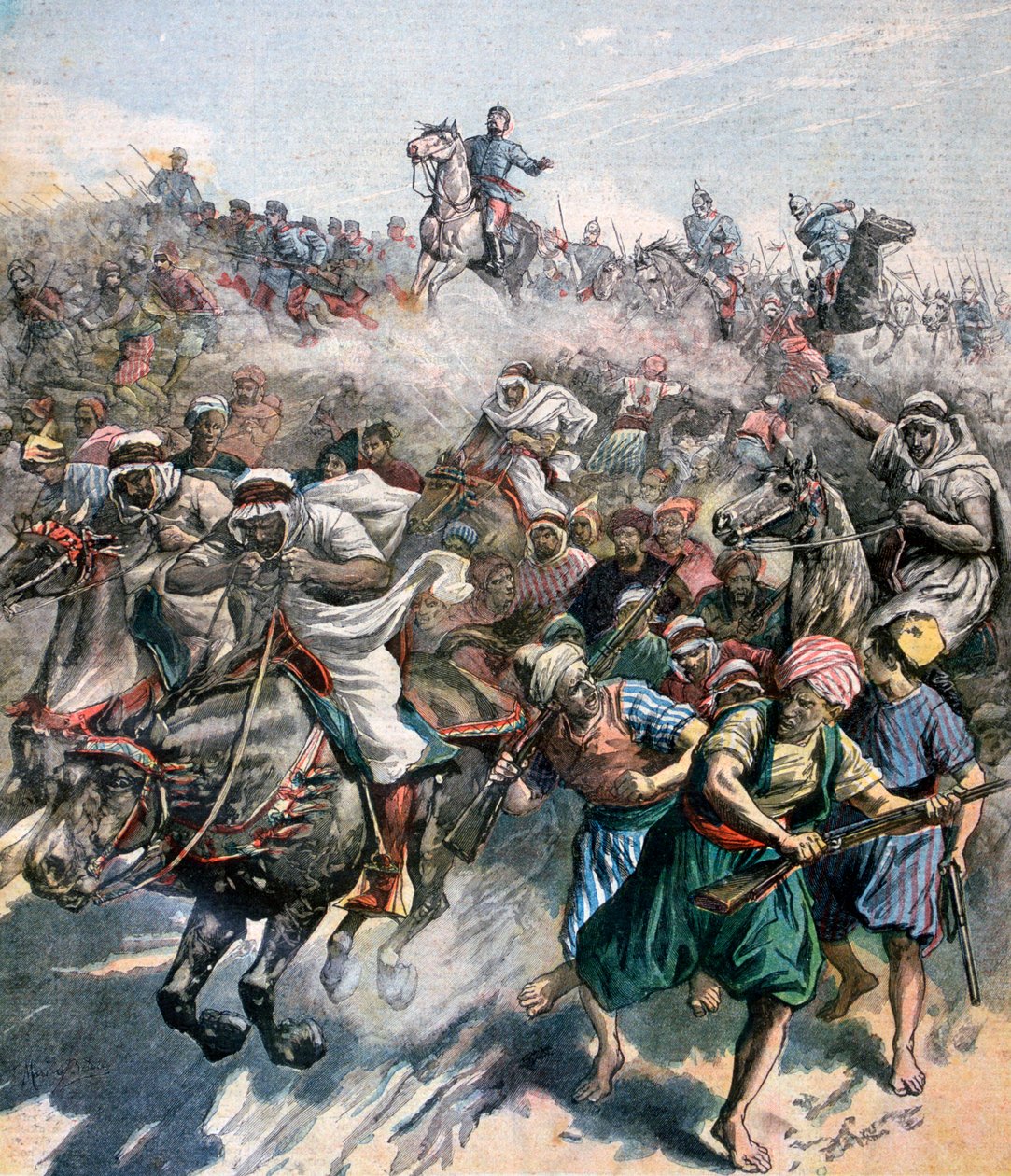 General Margallos død, Rif-krigen, Marokko, 1893 av Unbekannt