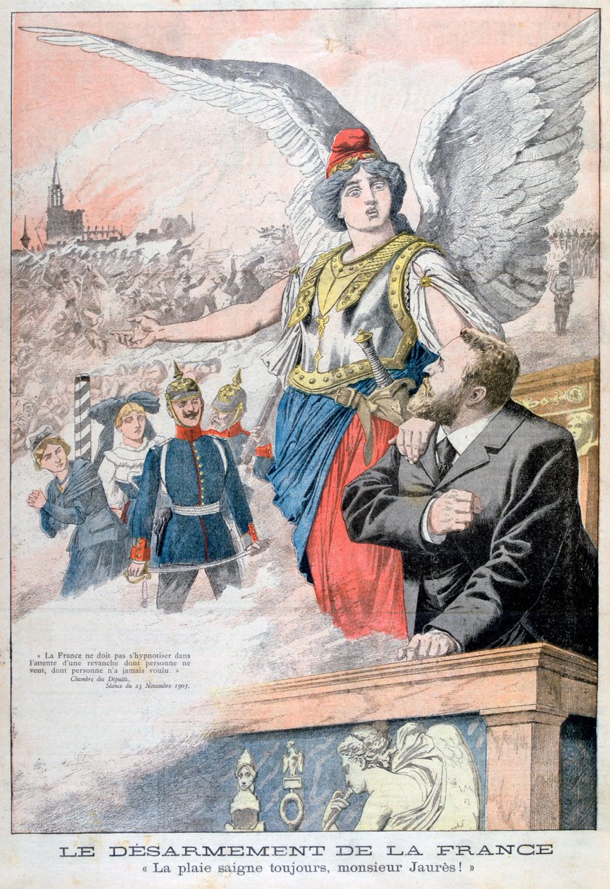 Nedrustningen av Frankrike, såret blør alltid, Mr Jaures!, 1903 av Unbekannt