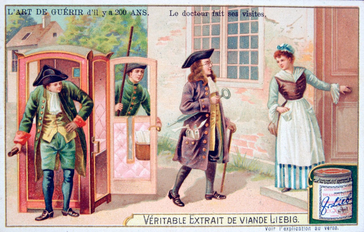 Legen kommer på besøk, ca 1900 av Unbekannt