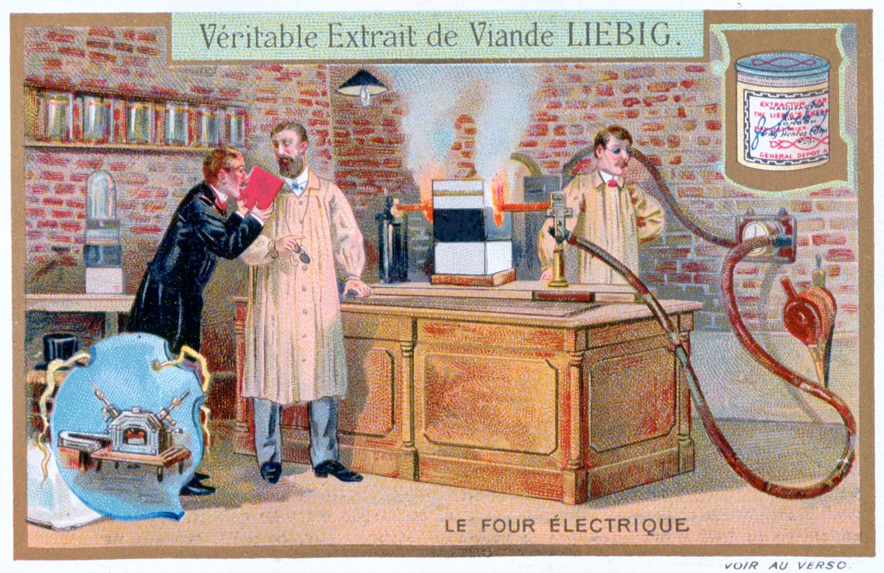 Den elektriske ovnen, 1890-1910 av Unbekannt