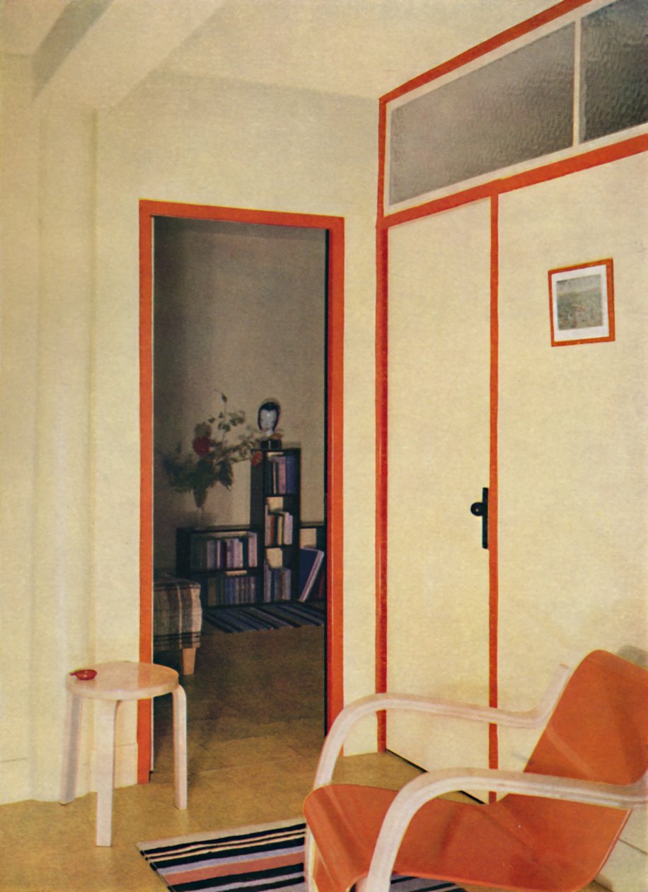 Inngangshallen til Dr. HJ Modreys leilighet ved Highfield Court, 1936 av Unbekannt