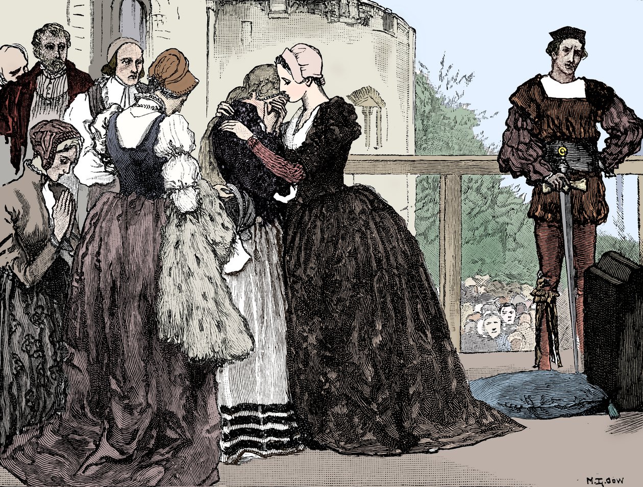 Henrettelsen av Anne Boleyn, 1536 av Unbekannt
