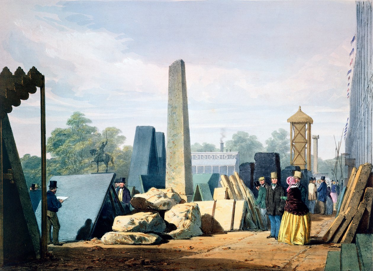Eksteriøret, Great Exhibition, Hyde Park, London, 1851 1854 av Unbekannt