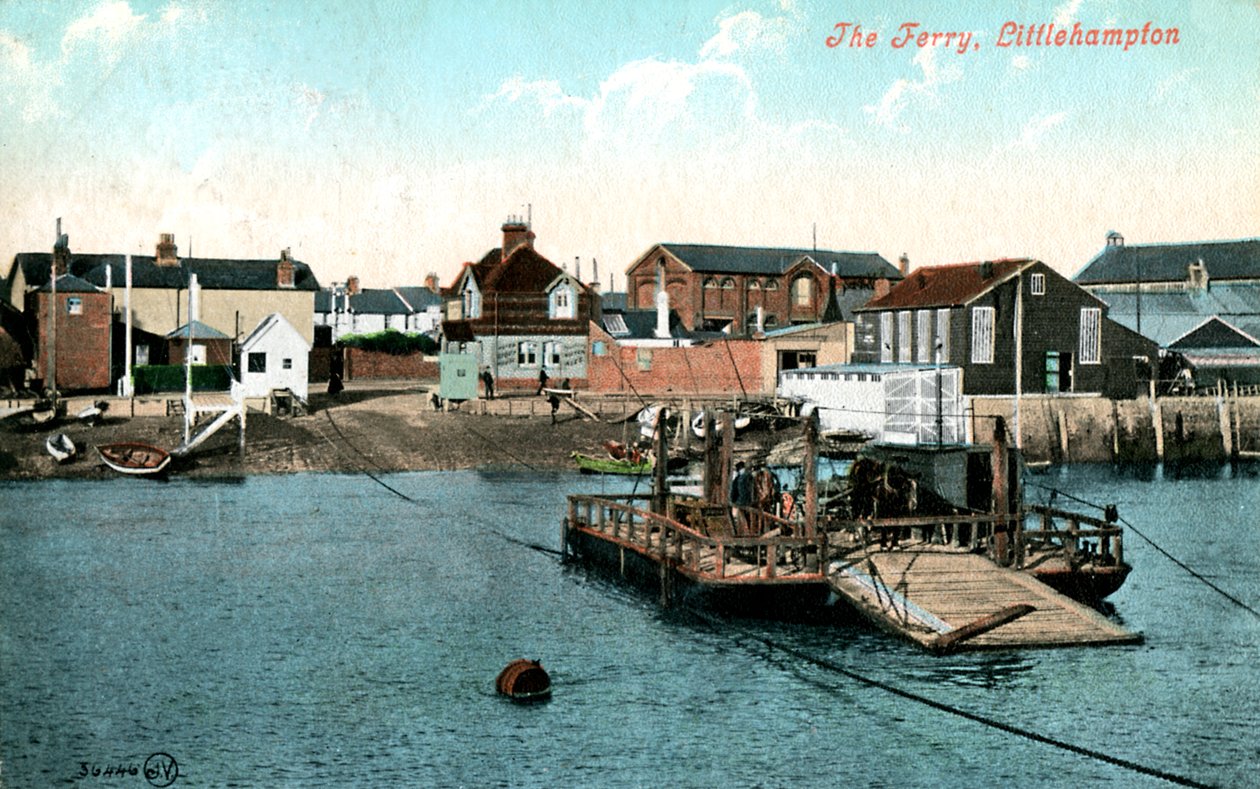 Fergen ved Littlehampton, West Sussex, 1907 av Unbekannt