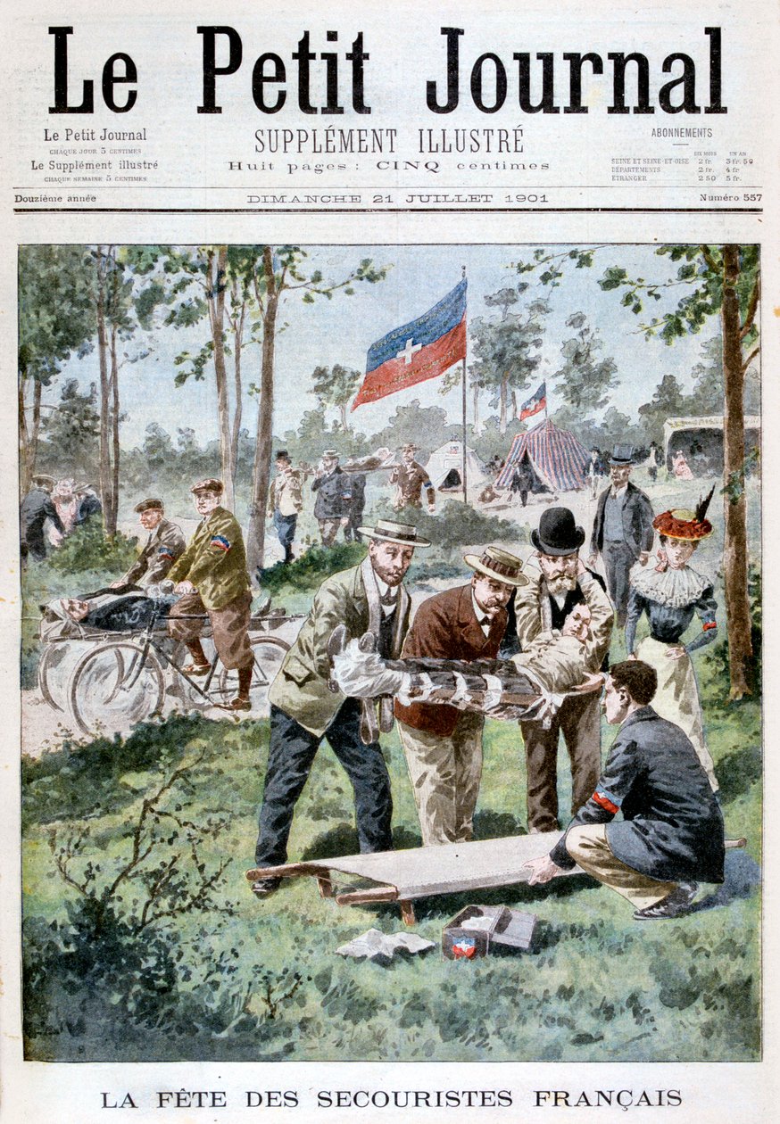 Festen for førstehjelpsarbeiderne, 1901 av Unbekannt