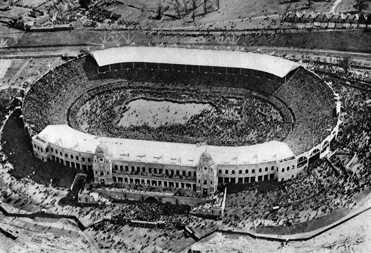 Den første cupfinalen på Wembley Stadium, London, 1923, 1926-1927 av Unbekannt