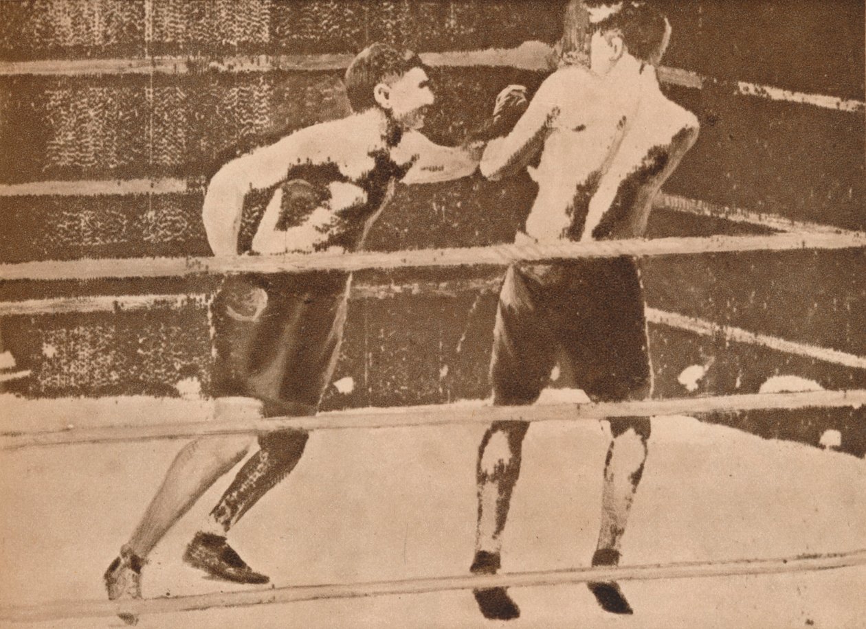 De første trådløse fotografiene fra Amerika eller England ble sendt 25. september. - Dempsey v. Tunn av Unbekannt
