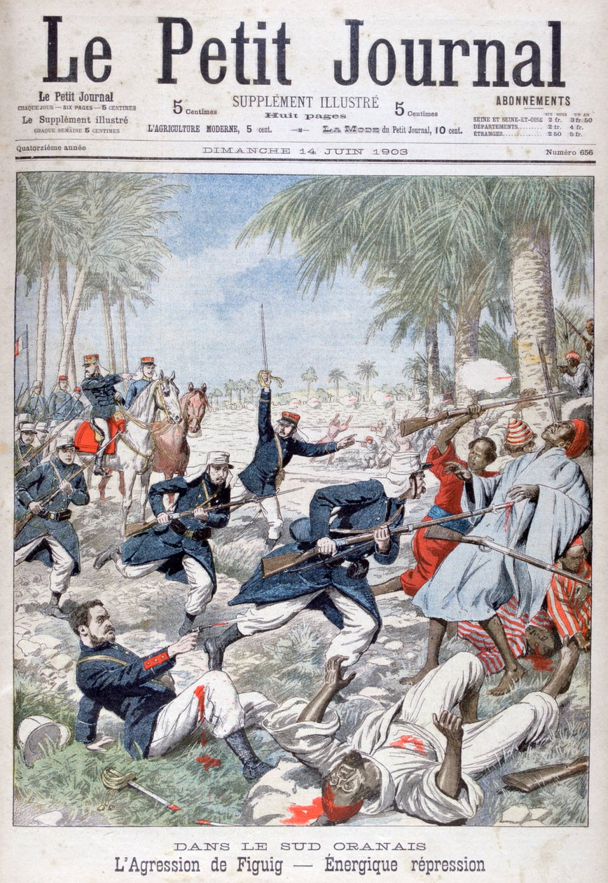 Den kraftige undertrykkelsen av Figuig, det sørøstlige Marokko, 1903 av Unbekannt