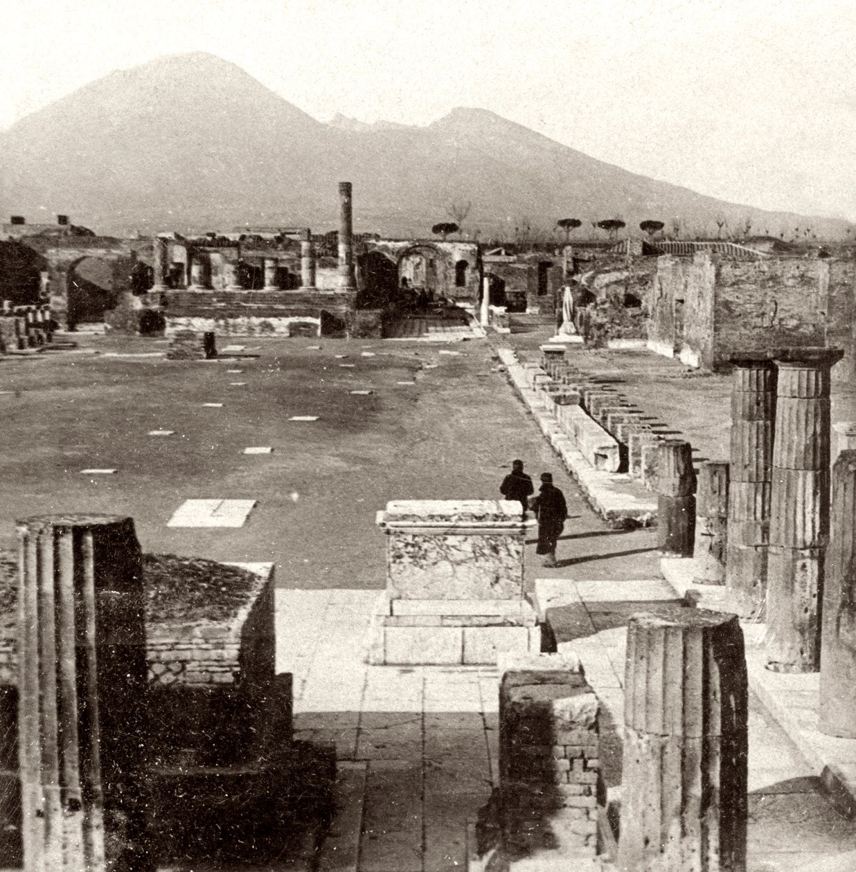 Forumet til Pompeii, Italia, 1894 av Unbekannt