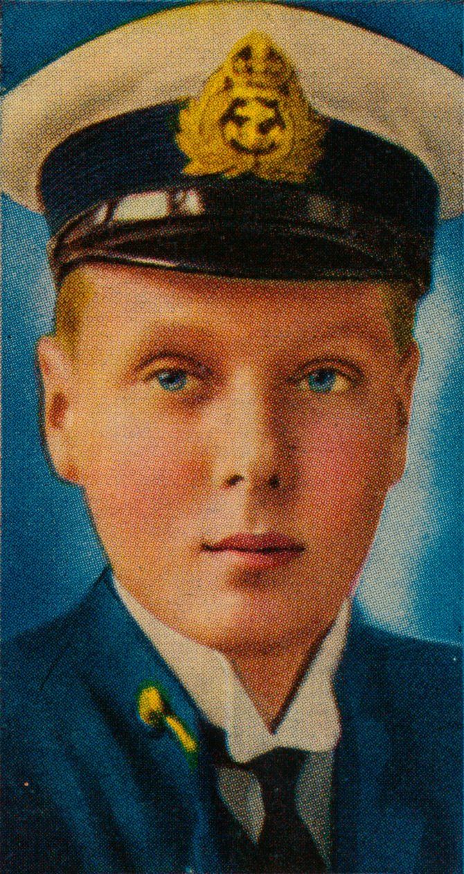 Den fremtidige kong Edward VIII da han var kadett i Royal Navy, c1907-c1910 1935 av Unbekannt