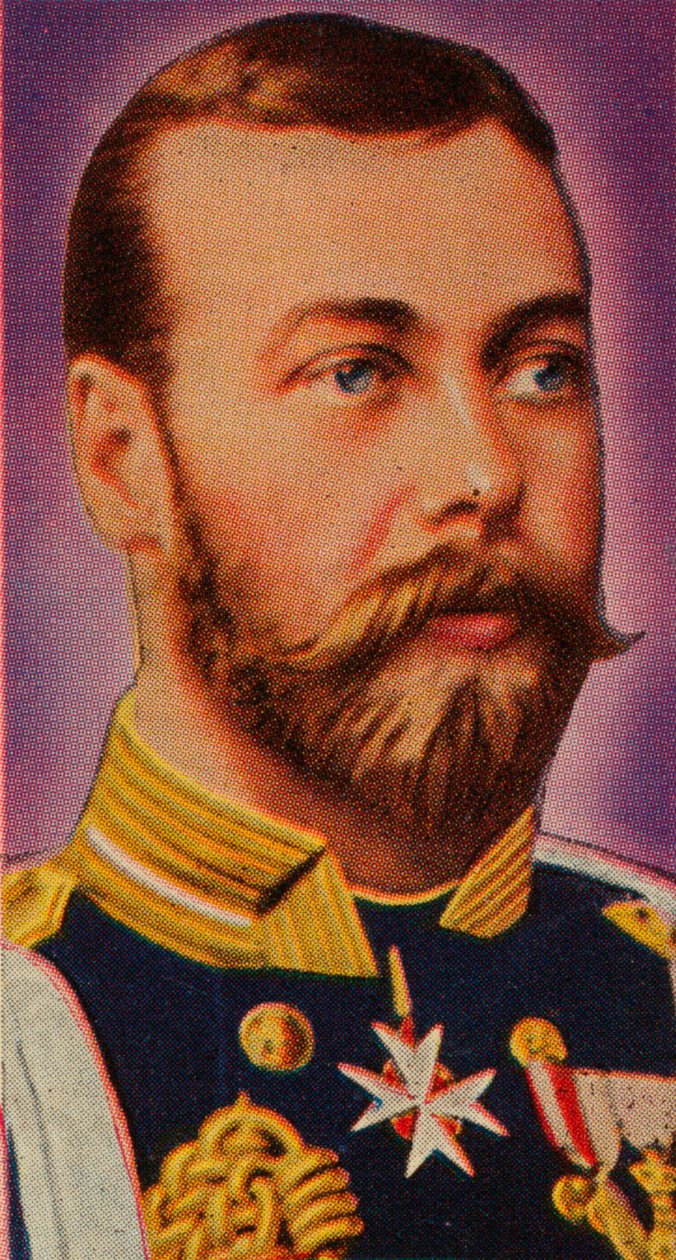 Den fremtidige kong George V i bryllupet hans, 1893 1935 av Unbekannt