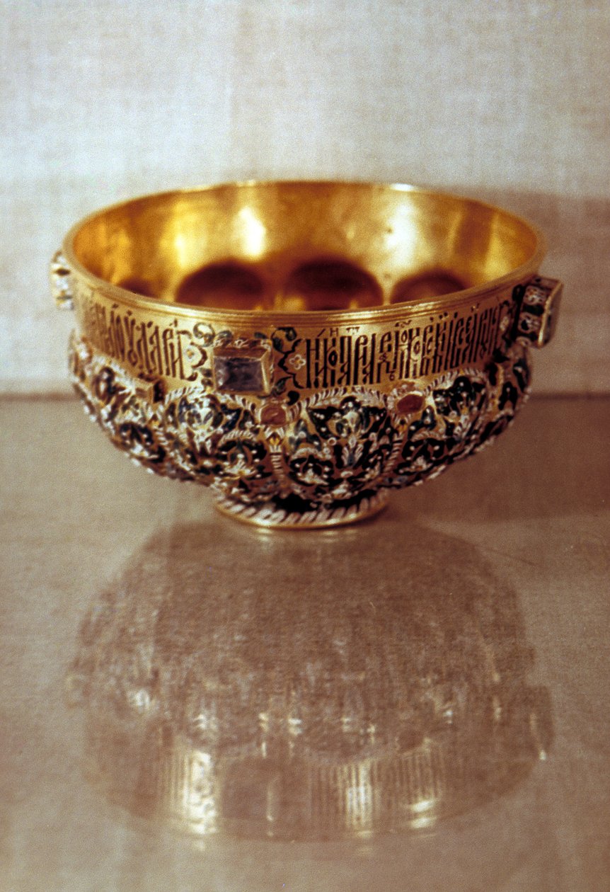Gullbegeret til tsar Alexis Mikhailovich, 1600-tallet av Unbekannt