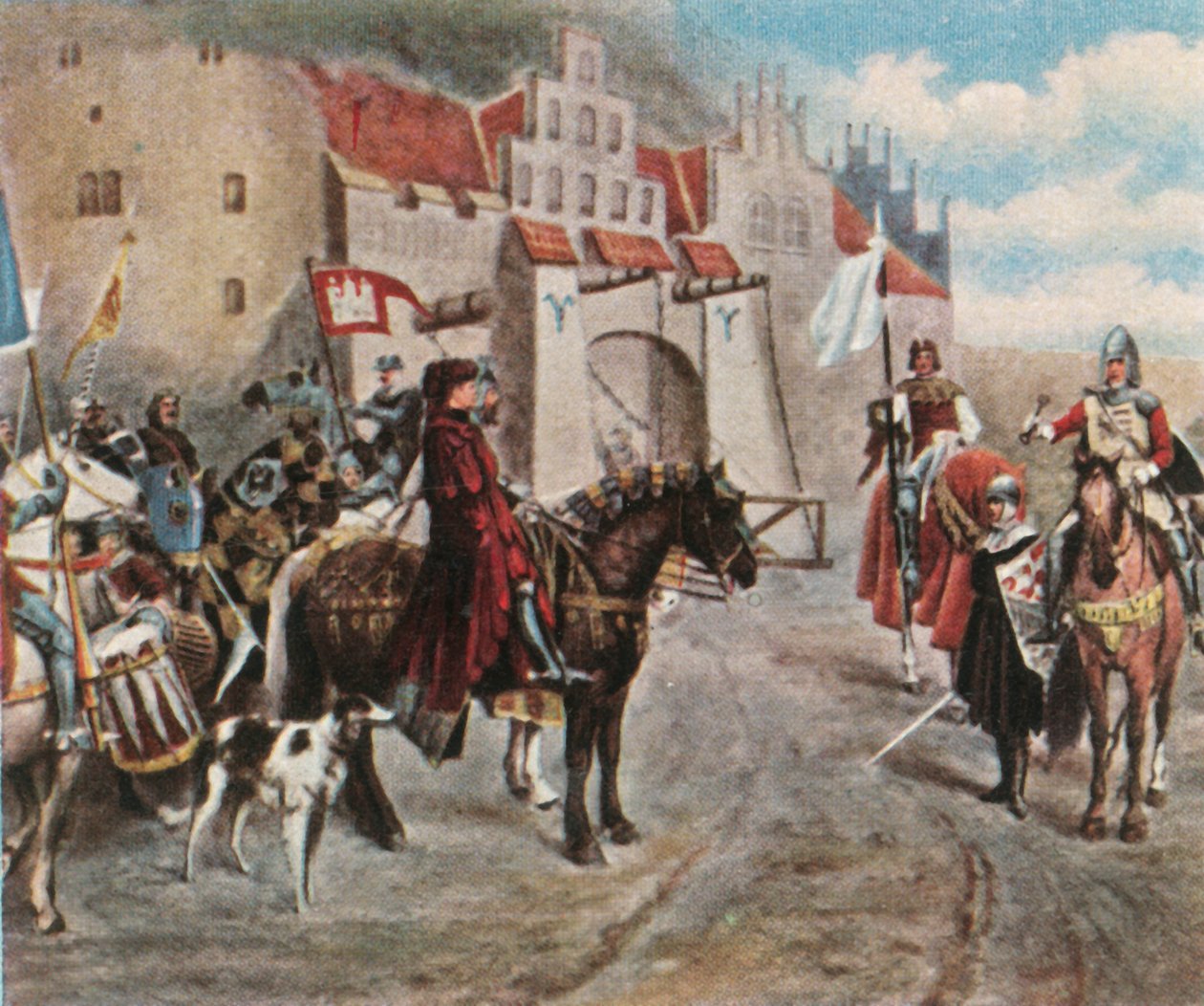 Overleveringen av Bergedorf, 1420, 1936. av Unbekannt