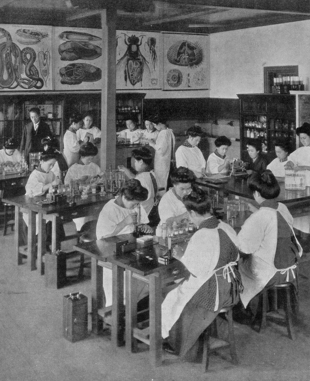 Høyere utdanning av kvinner i Japan, 1910 av Unbekannt