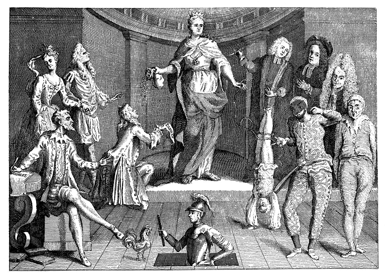 Dommen fra Queens Common Sense, 1736 av Unbekannt