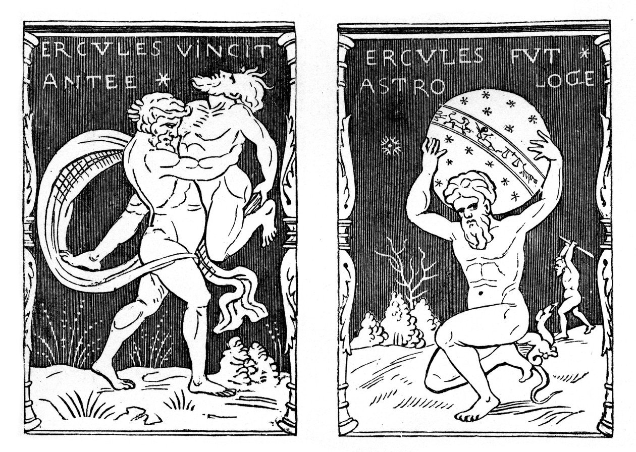 Arbeidene til Hercules, 1500-tallet, 1870 av Unbekannt