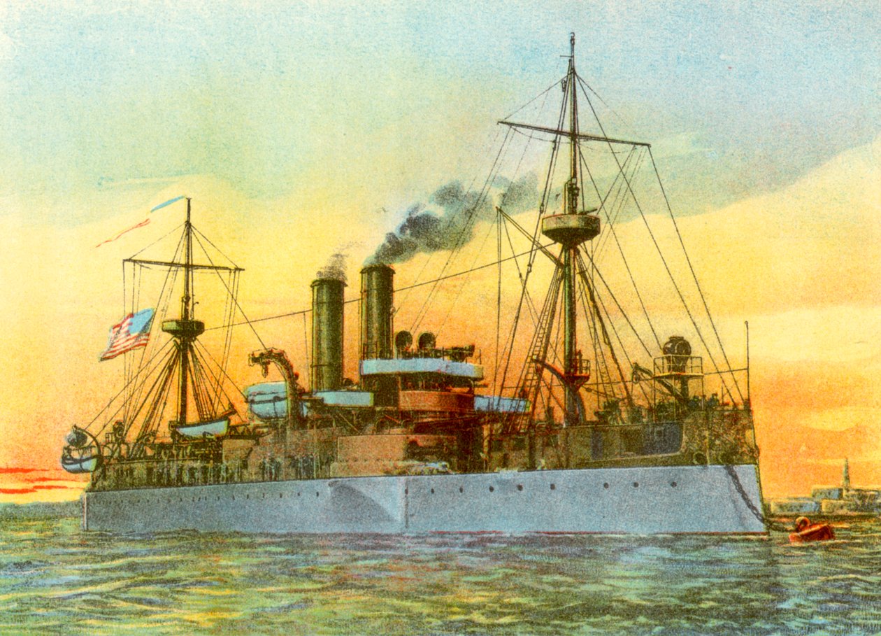 Den siste solnedgangen i Maine, 1898 av Unbekannt
