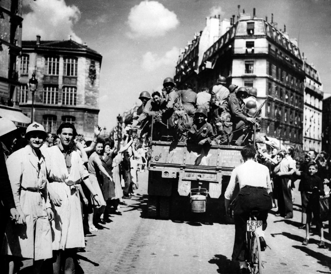 Frigjøringen av Paris, august 1944 av Unbekannt