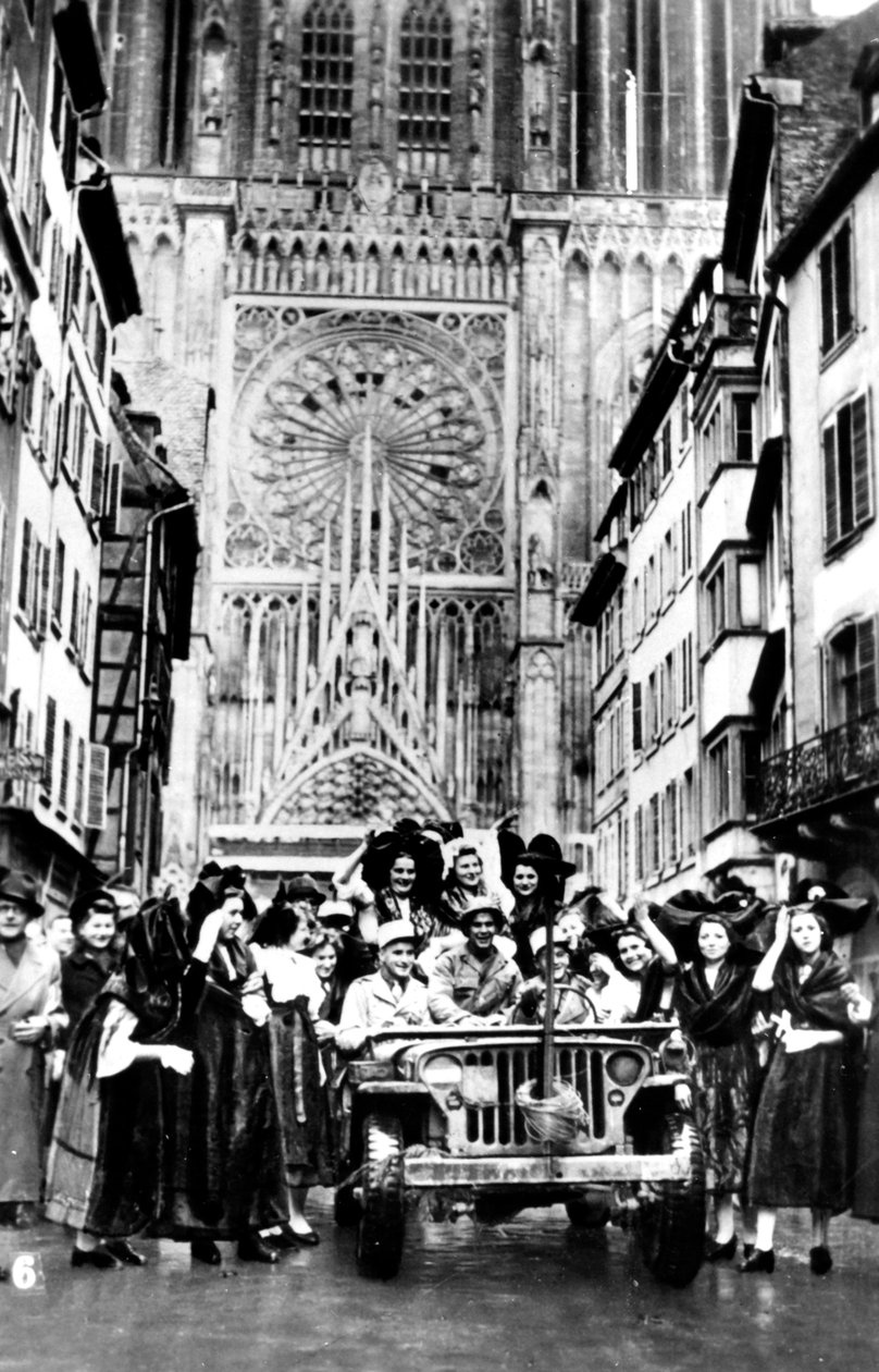 Frigjøringen av Strasbourg, Frankrike, november 1944 av Unbekannt