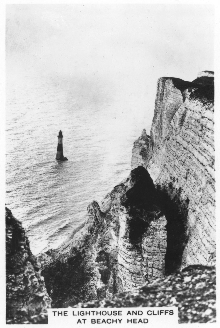 Fyret og klippene ved Beachy Head, 1936 av Unbekannt