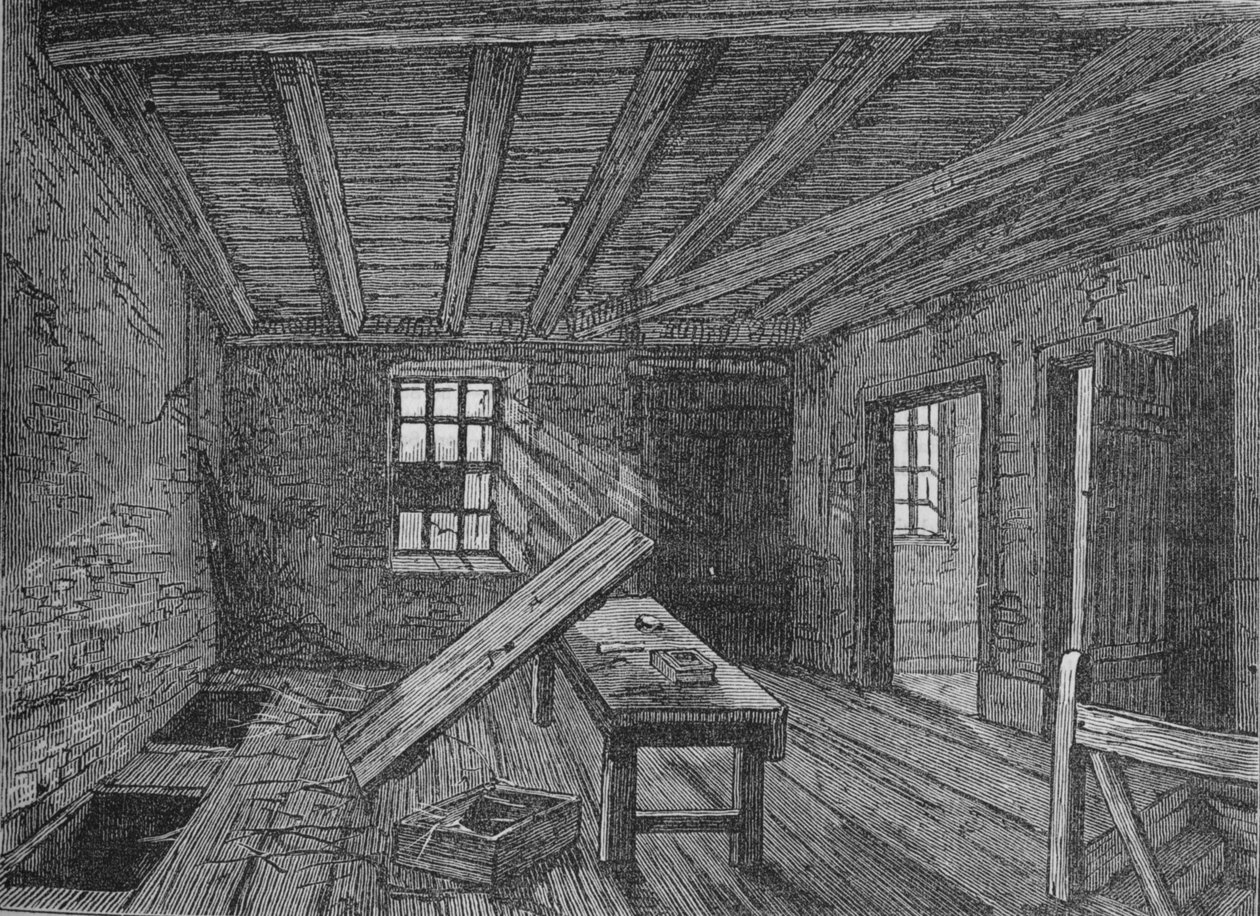Loftet brukt av Cato Street Conspirators, London, 1820 1878 av Unbekannt