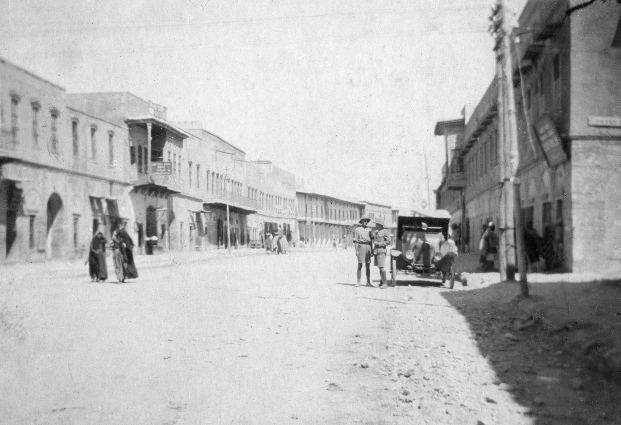 Hovedgaten i Mosul, Irak, ca 1910-tallet av Unbekannt