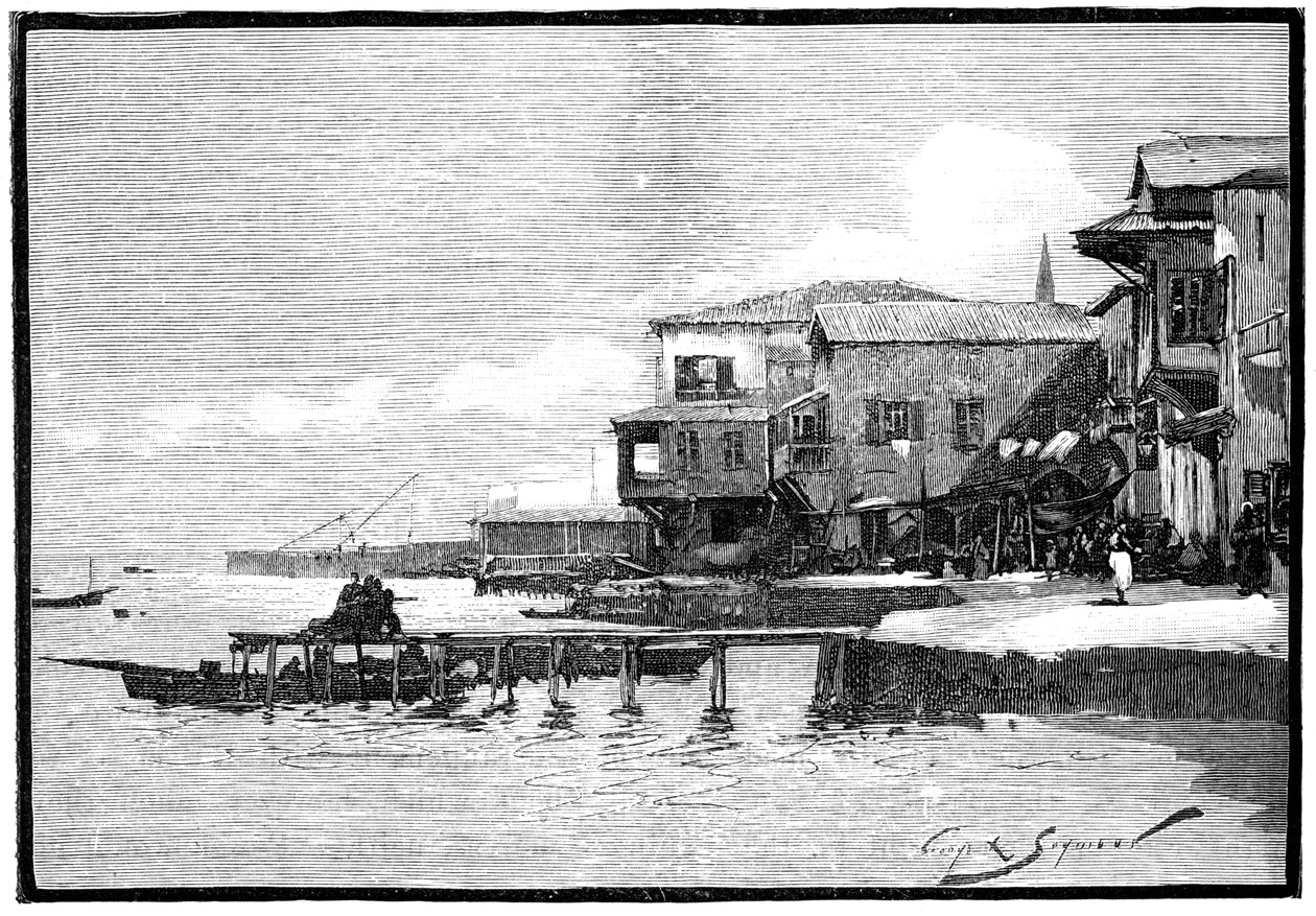 Marinaen, Larnaca, Kypros, 1900 av Unbekannt