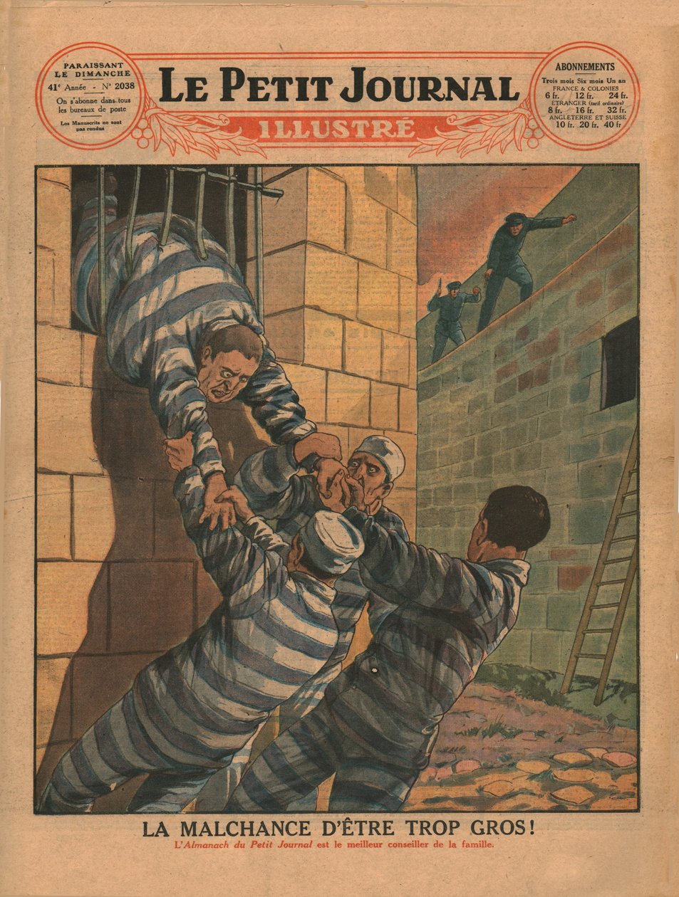 Ulykken med å være for feit, 1931. av Unbekannt
