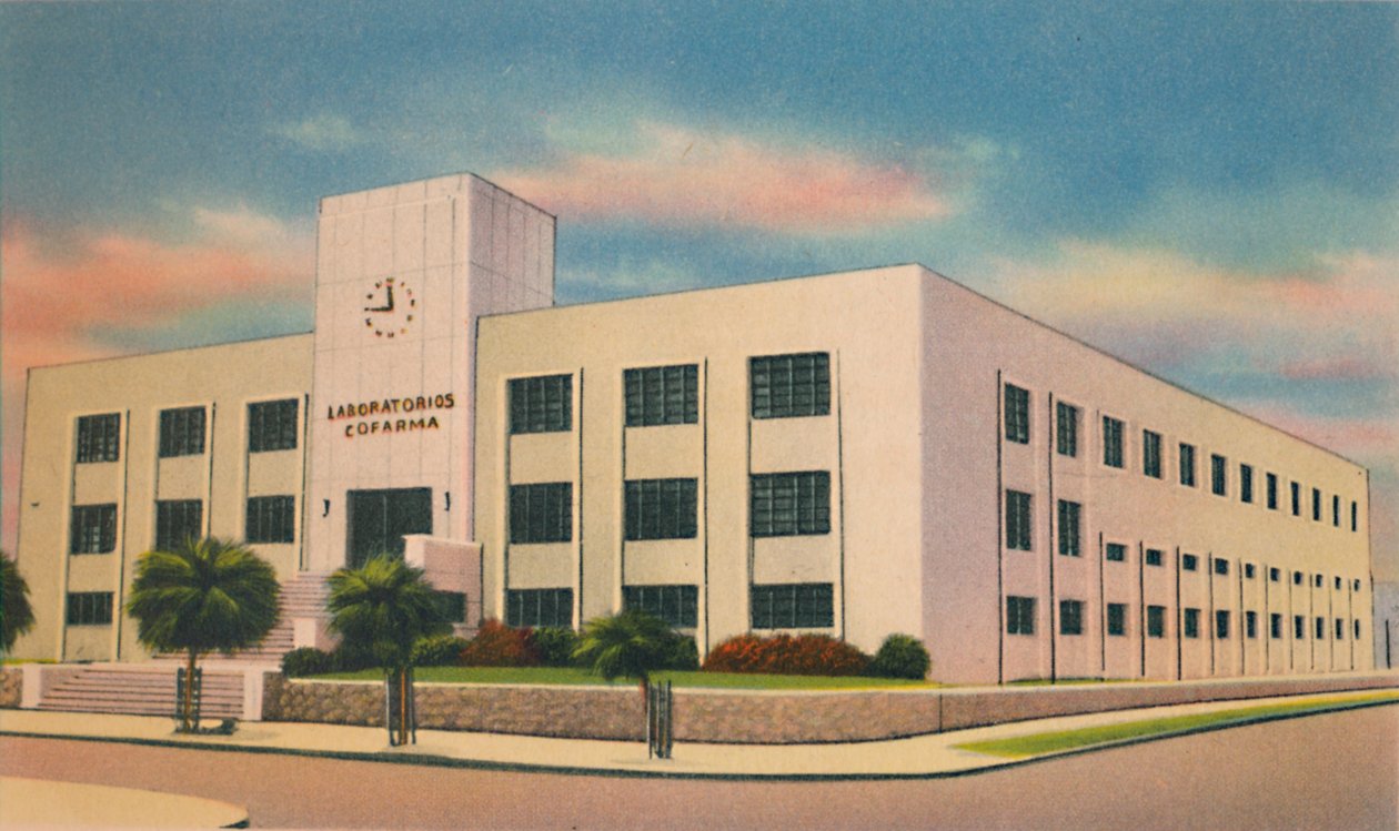 Den moderne COFARMA-bygningen, Barranquilla, c1940-tallet av Unbekannt