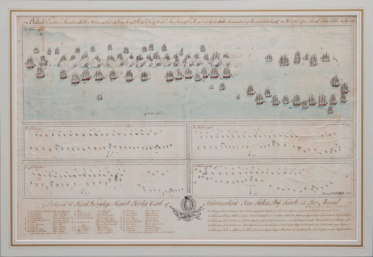 Sjøslaget ved Öland 26. juli 1789, 1804 av Unbekannt