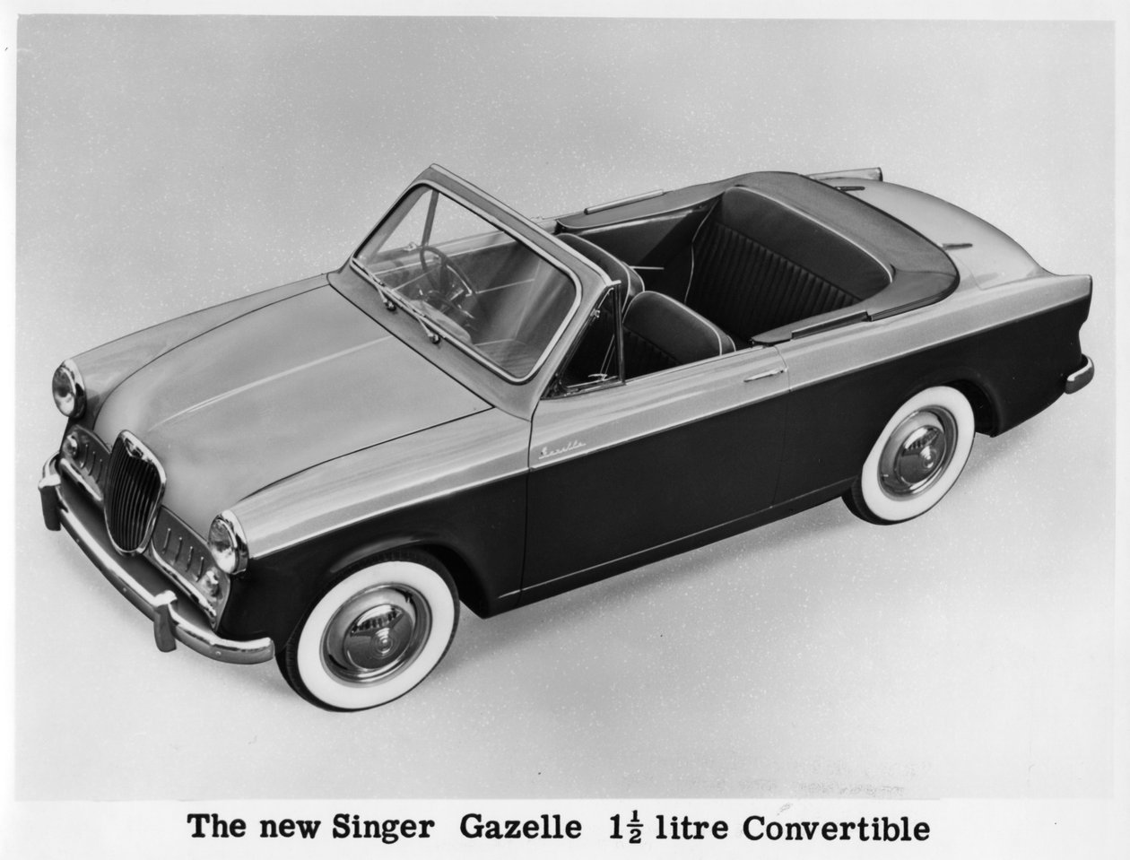 Den nye Singer Gazelle 1,5 liter cabriolet, c1956-c1958 av Unbekannt