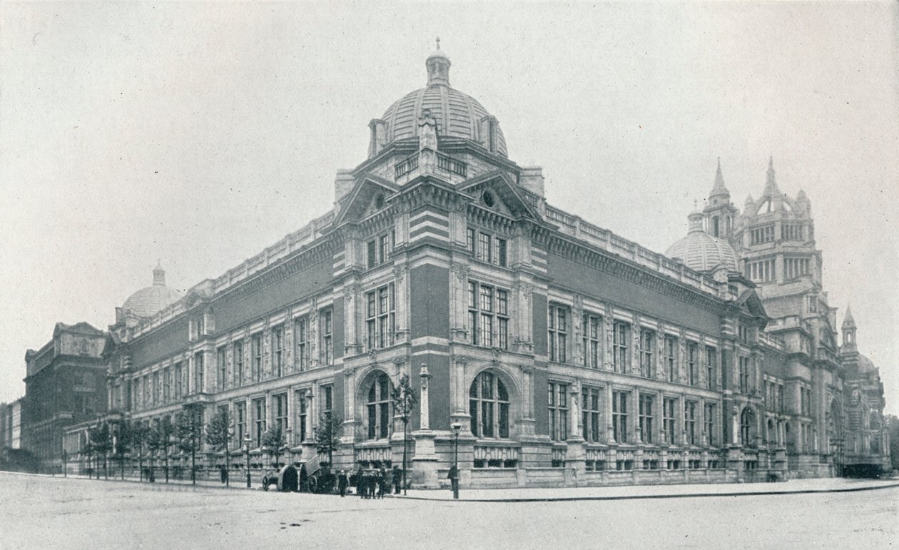 Det nye Victoria and Albert Museum åpnet 26. juni 1909, c1909 av Unbekannt