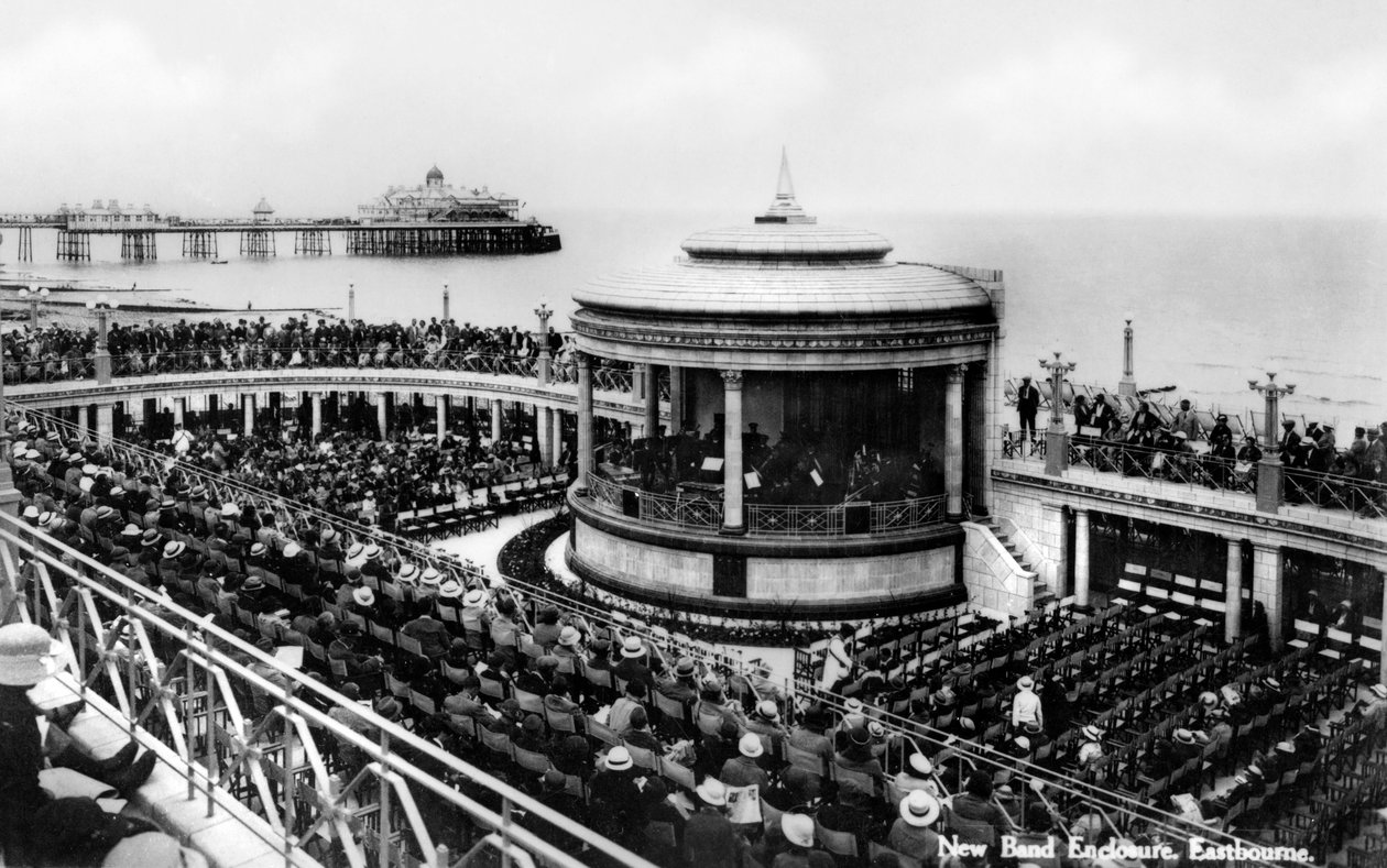 Det nye bandet, Eastbourne, East Sussex, tidlig på 1900-tallet av Unbekannt