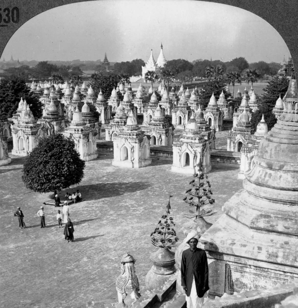 Den nordlige delen av de 450 pagodene, Mandalay, Burma Myanmar, 1900-tallet av Unbekannt