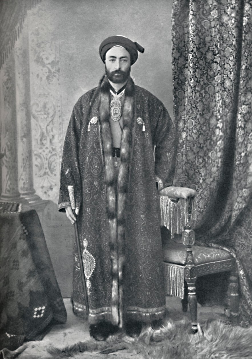 Offiseren med ansvar for den hellige helligdommen i Mashhad, Persia, 1902 av Unbekannt