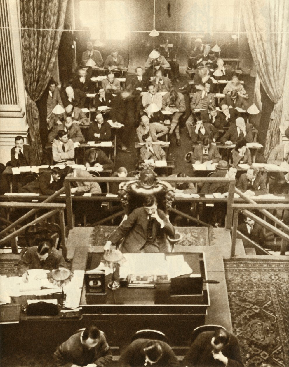 Åpningen av Dail Eireann, eller Chamber of Deputies, Dublin, Irland, 9. september 1922, 1935. av Unbekannt