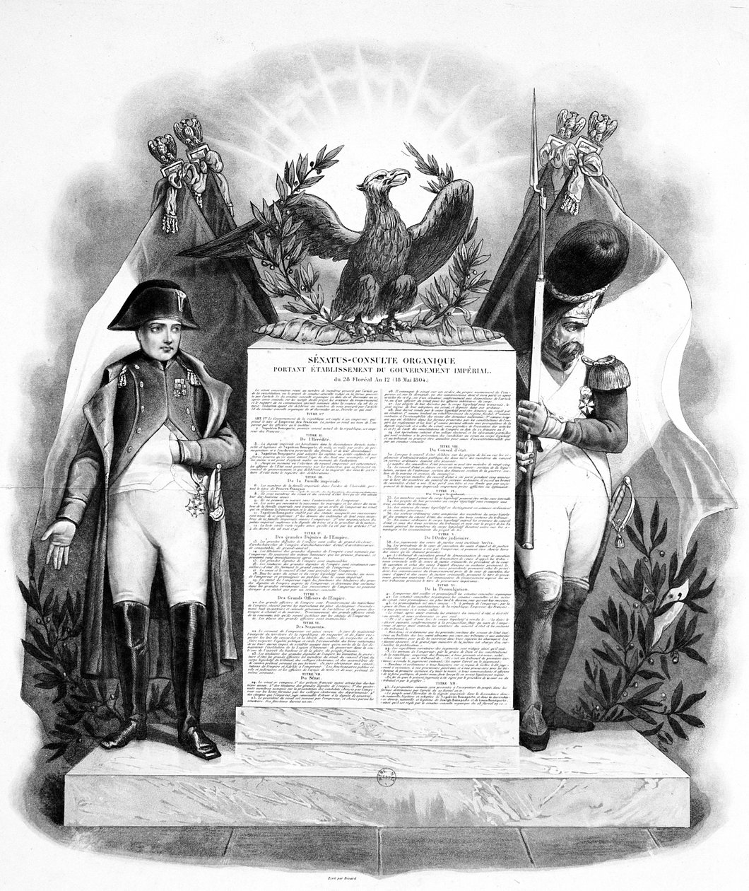 Organiseringen av den keiserlige regjeringen, 18. mai, 1804, 1800-tallet av Unbekannt