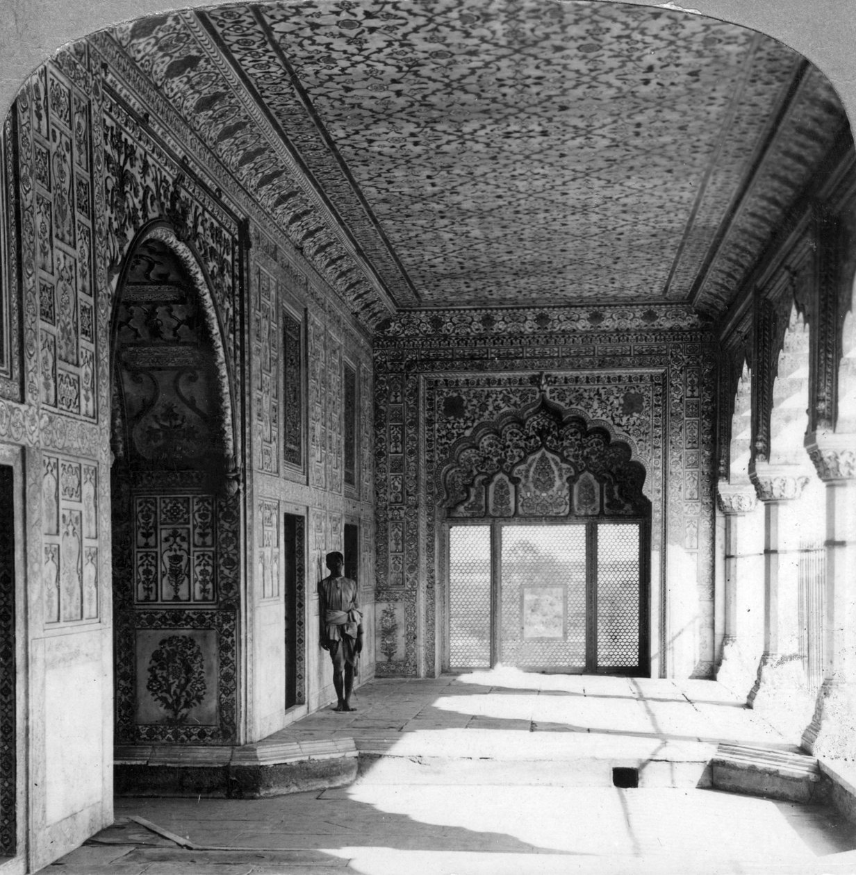 Palasset til Rang Mahal, den kongelige residensen til moguldronningen, Delhi, India, 1900-tallet av Unbekannt