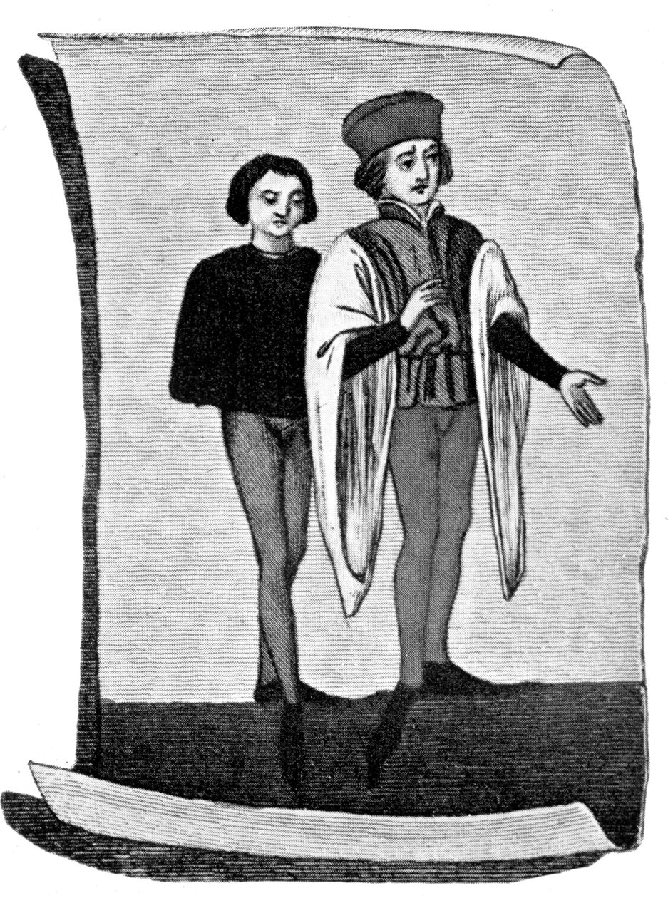The paltock, 1300-tallet, 1910 av Unbekannt