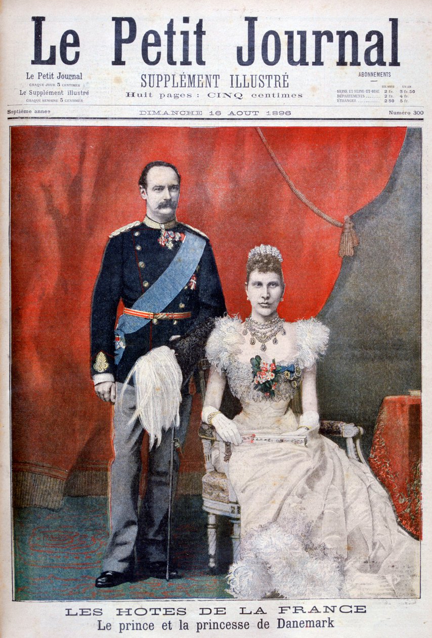 Prinsen og prinsessen av Danmark, 1896 av Unbekannt