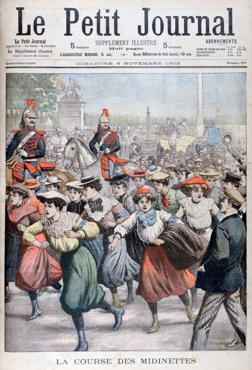 Midinette-løpet, 1903 av Unbekannt