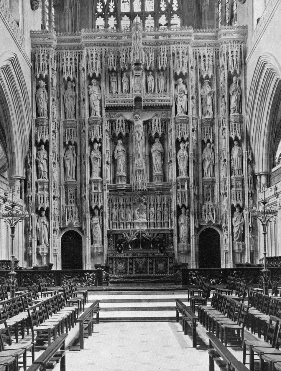 Gjengivelsene av Winchester Cathedral, 1924-1926 av Unbekannt