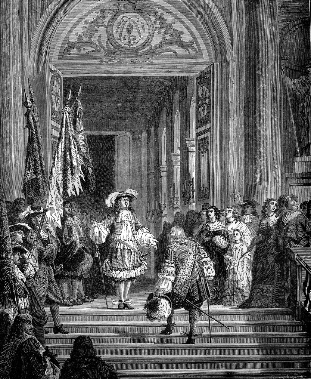 Returen av Grand Conde til Versailles, 1674 1882-1884 av Unbekannt
